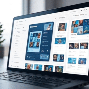 NOTEBOK LLM user interface on desktop